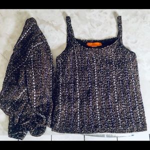 UNIQUE CARDIGAN/CAMISOLE